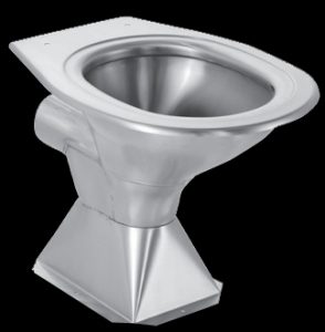Franke hcl pedestal wc pan stainless steel toilets