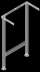 300372 - 40mm diameter round legs