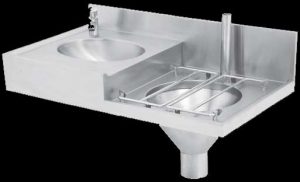 CHBC Stainless steel slop hopper right hand bowl Franke 2630039-001