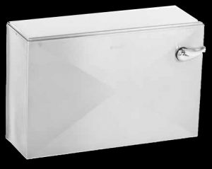 Stainless steel vandal resistant toilet cistern