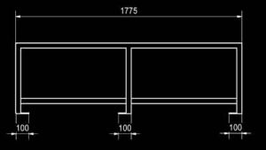 stainless-steel-hospital-bath-dimensions-frame