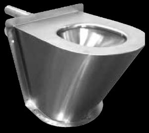 SAPX597 Maximum security South Africa Police prison cell toilet pan