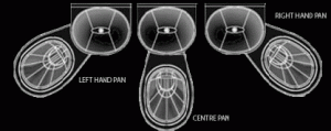 HDTX850 heavy duty combi unit bolt fixing type prison toilet diagram top view