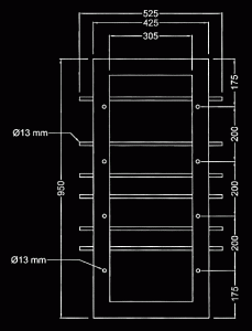 Prison toilet in-wall anti escape security frame