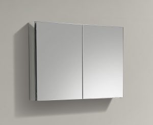 Large double bathroom mirror cabinet 1000mm side