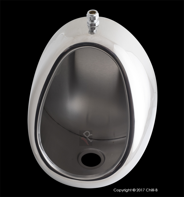 Bk Resources Stainless Steel 48 Urinal with Wall Mount Design