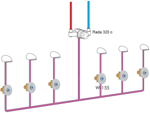 commercial factory shower installation thermostatic valves