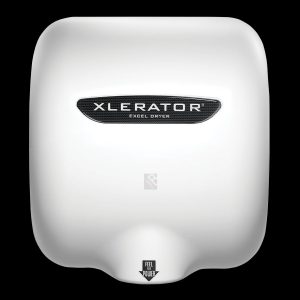 white modern africa Excel Xlerator hand dryer