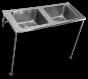 wash trough stainless steel industrial