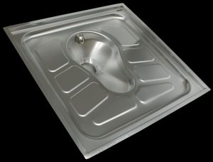 Stainless steel squat pan franke 2540076