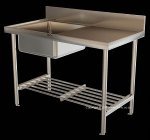 s1 catering sink franke slatted stainless steel undershelf
