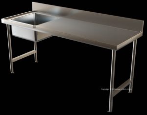 franke single bowl 1850mm catering sink commercial