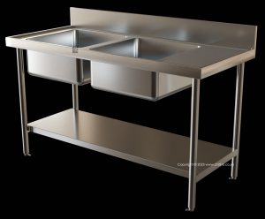 commercial catering sink stainless steel 350036 2620005 franke solid undershelf 2620043
