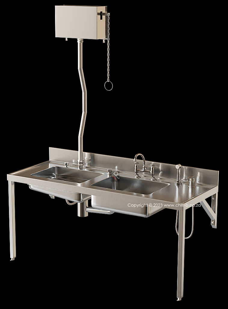 Combination Bedpan and WashUp Sluice Sink South Africa