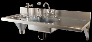 urinal testing sink slop hopper basin combo aronel onkology sluice