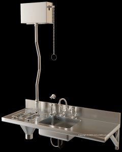 slop hopper sluice basin combo hospital complete set plumbing