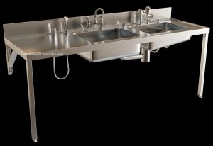 350102 2990006 franke ec7 combination bedpan urinal sluice sink 2135mm kwikot