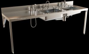 350150 2990009 franke ec8 combination bedpan urinal bottle washer 2440mm large hospital sluice supplier