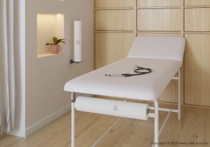 medical paper roll holder wall mount under bed massage spa