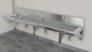 3 three bay person knee operated hands free wash trough stainless steel south africa price