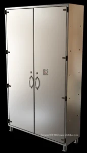 instrument cabinet solid doors